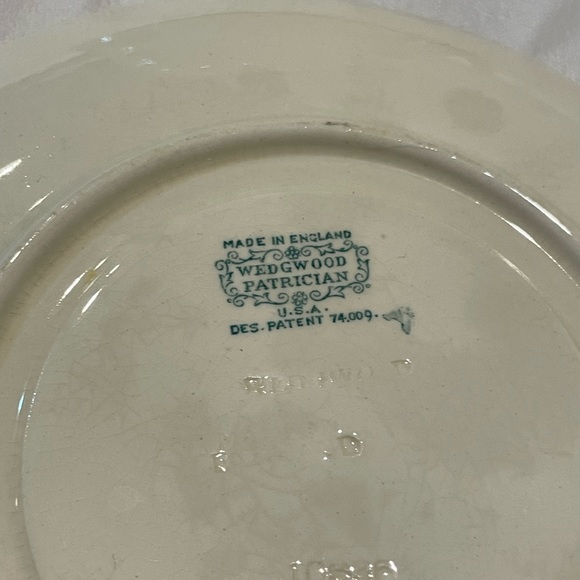 Vintage Wedgwood Patrician Cup & Saucer Embossed Made in England - Picture 6 of 16